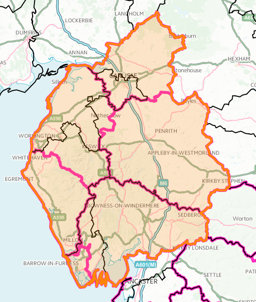 map of parliamentary constituencies in cumbria        <h3 class=
